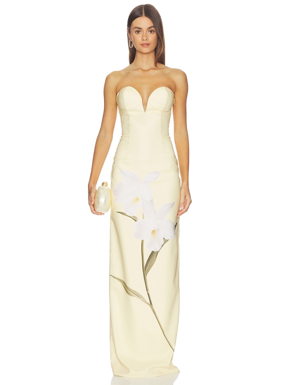 Ursula Gown in Butter Floral Katie May